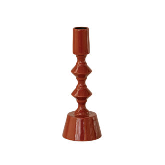 Enameled Cast Aluminum Taper Holder,