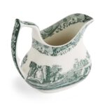 CREAM JUG 8OZ. Green Italian