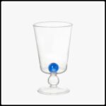 India Mahdavi Mabouls - Verre 2 Boules- Bleu
