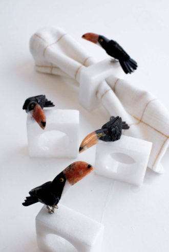 TUCANS PRECIOUS STONE (SET OF 4)